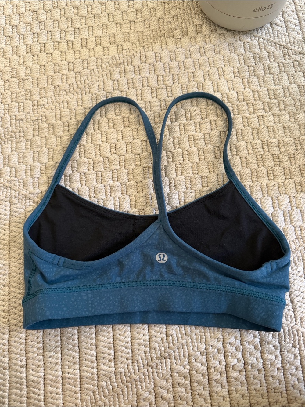 lululemon athletica Teal Low-Impact Strappy Sports Bra